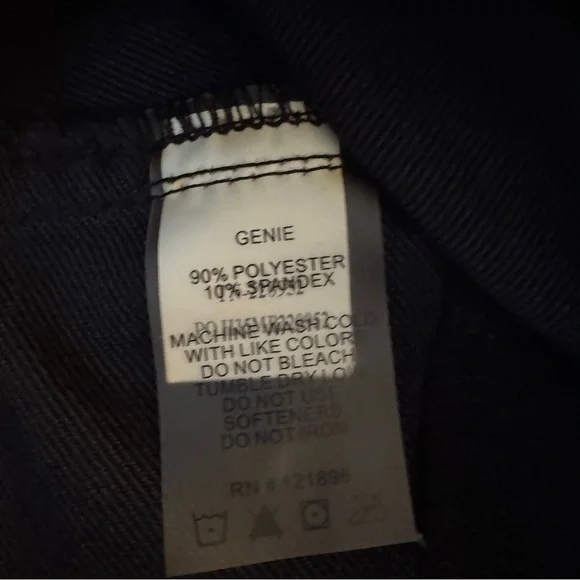 TITLE NINE GENIE STRETCH HIKING CARGO TRAVEL STRAIGHT LEG PANTS BLACK 6 - Picture 9 of 12